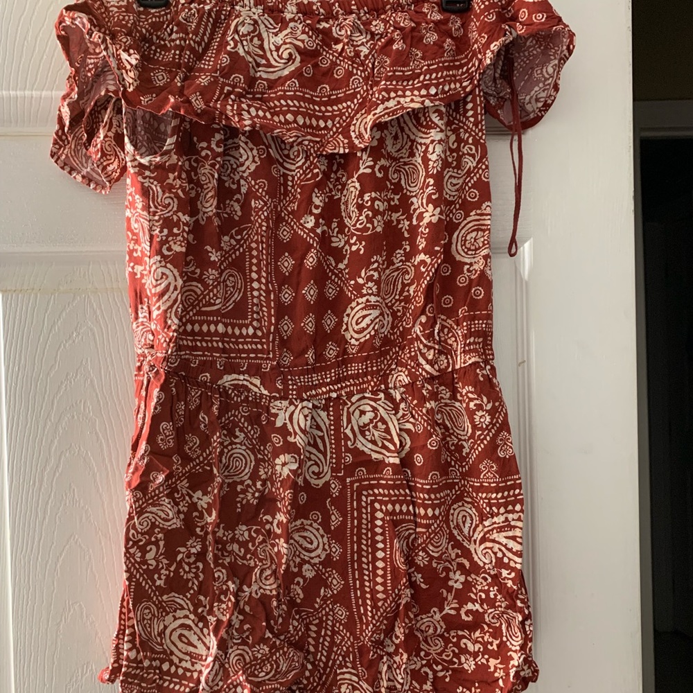 Off the shoulder romper